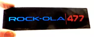 ROCK-OLA MODELS 477 - kleine GLASGRAFIK 5 & 1/2" x 1 & 13/16" - Bild 1 von 1