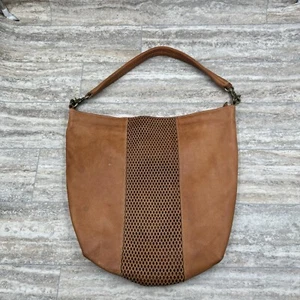 Amsterdam Heritage Hangbag Brown Leather Tote Purse Shoulder Bag 14x14 - Bild 1 von 11