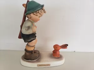 Hummel Goebel statuetta ""Cacciatore sensibile"" 6/0 TMK 3 con Germay 4,5"h - Foto 1 di 11
