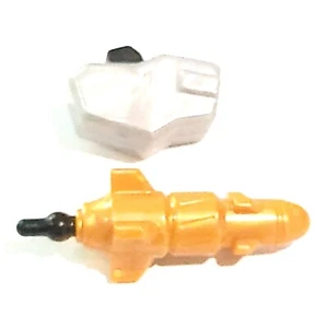 2010 Bandai MMPR Power Rangers Blue Vehicle Battle Zord Launcher & Missile - Picture 1 of 2