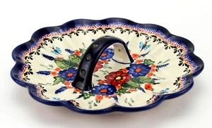 Polish Pottery Deviled Egg Plate for 12 Eggs Handmade by Zaklady Boleslawiec - Picture 1 of 3