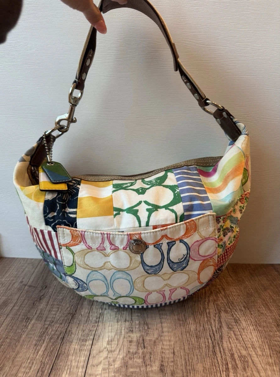 バッグ Coach Multicolor Patchwork Hobo Ltd Rare Coach Patchwork Multicolor Hobo Bags for Women for sale | eBay