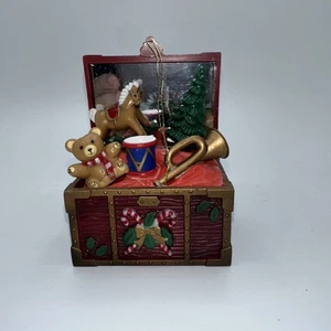 Teddy Chest Ornaments Christmas Around the World - Picture 1 of 5