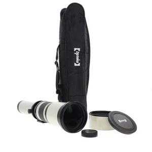 Opteka 650-1300mm F/8-16 Preset Manual Focus Lens with T-Mount Adapter For Nikon - Picture 1 of 5