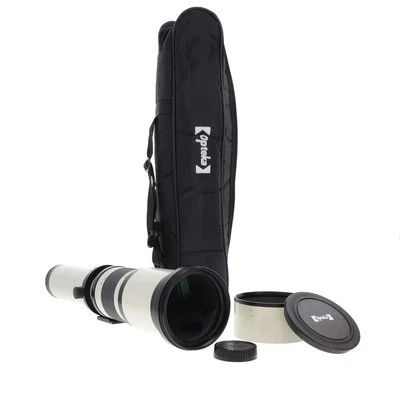 Opteka 650-1300mm F/8-16 Preset Manual Focus Lens with T-Mount Adapter For Nikon - Image 1 of 4