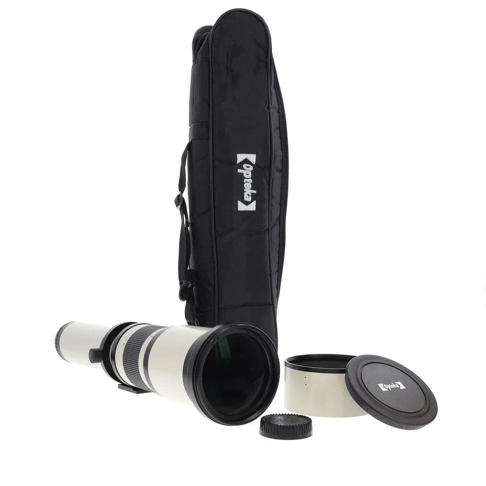 Opteka 650-1300mm F/8-16 Preset Manual Focus Lens with T-Mount Adapter For Nikon - Image 1 of 4