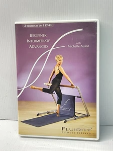 Fluidity Fitness Evolved 3 Workouts on 1 DVD - Beginner Intermediate Advanced - Foto 1 di 1
