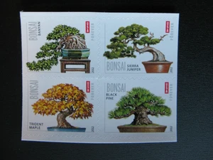us stamps, BONSAI TREES block of 4 Forever Stamps MNH #4622b - Picture 1 of 1