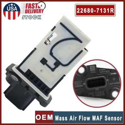 Sensor de flujo de masa de aire 22680-7131R OEM para Infiniti Q50 Q60 2017-2018 V6 3,0 L DOHC Foto 1 de 4
