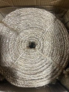 Manila Rope, Manila,   3-Strand 3/4in Dia, 600 ft. See Photos - Picture 1 of 5