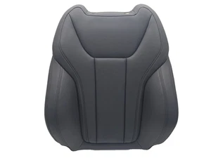 2018-2021 BMW X3 G01 FRONT RIGHT SIDE SEAT UPPER BACK CUSHION COVER BLACK OEM - Foto 1 di 24