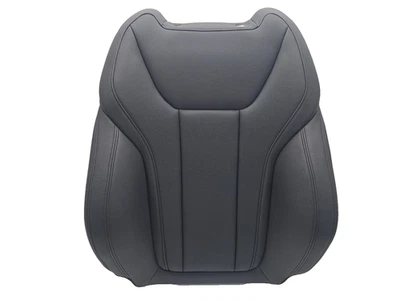 BMW X3 G01 2018-2024 asiento delantero derecho superior trasero funda de cojín negro OEM Foto 1 de 4