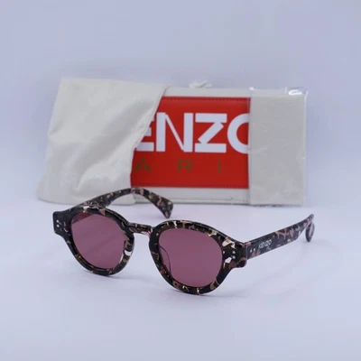 Kenzo KZ40180U 55S Coloured Havana/Bordeaux 46-23-145 Sunglasses New Authentic - Image 1 of 4