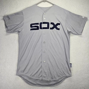 Chicago White Sox Trikot Herren Medium Majestic grau Wärmeübertragung Logo kühle Basis  - Bild 1 von 10