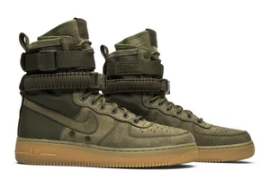 DS Nike SF AF1 Faded Olive 859202 339 Size 9.5 - Picture 1 of 16