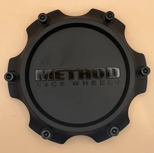 Method Race Wheels CP-T079L131-6H-01 CENTER CAP 106.25MM CB BLACK 1 PC SCREW ON - Picture 1 of 7