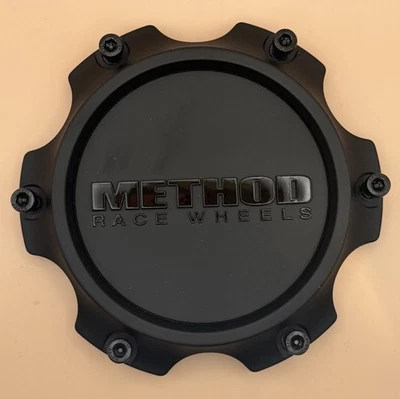Method Race Wheels CP-T079L131-6H-01 CENTER CAP 106.25MM CB BLACK 1 PC SCREW ON - Image 1 of 4