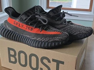 Größe 6 Adidas Yeezy Boost 350 v2 Low Carbon Beluga HQ7045 EUC 100 % Original - Bild 1 von 8