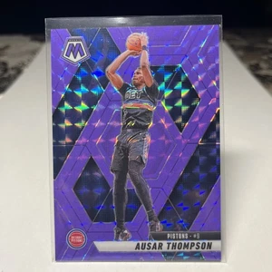 2024-25 Panini Mosaic - #46 Ausar Thompson Purple Fluorescent Mosaic Prizm /249 - Bild 1 von 2