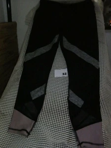 RBX Mesh Color Block Capri Active wear leggins Pants Black/Pink/Grey Size Med ! - Bild 1 von 11