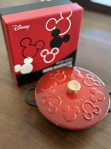 Le Creuset Mickey Mini Marmite Red Cookware Kitchenware - Picture 1 of 4