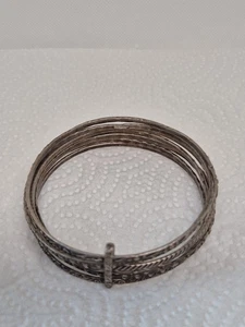 Bijoux Ancien Bracelet 7 Rangs - Imagen 1 de 6