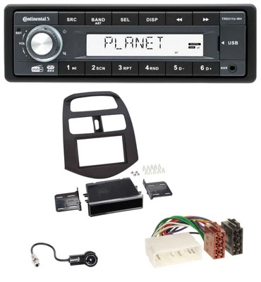 Continental MP3 AUX USB DAB 1DIN Autoradio für Chevrolet Spark (KLM 2012-2013) - Bild 1 von 4