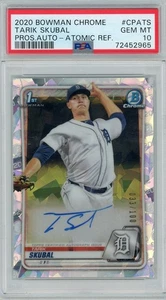 Bowman 2020 cromo Tarik Skubal/100 refractor atómico automático primer novato PSA 10 - Imagen 1 de 2