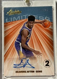 🔥 DeAndre Ayton Autographed Rookie Card 2018 Panini Limitless Signatures 11/25 - Picture 1 of 2