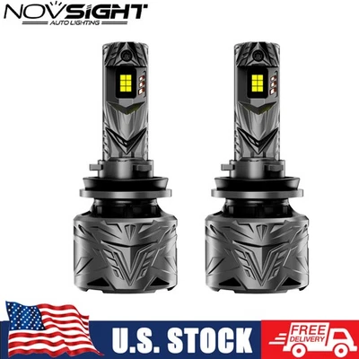 NOVSIGHT H11 H8 H9 LED Headlight High/Low Beam Bulbs 80000LM 240W Bright - Image 1 of 4