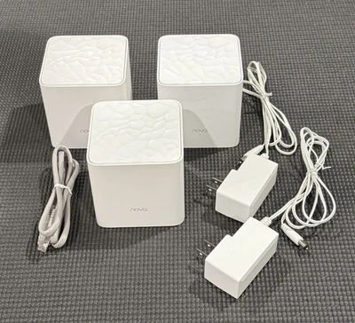 Tenda Nova AC1200 Whole Home Mesh WiFi System Router,  3-Piece Mesh3f - Image 1 of 4