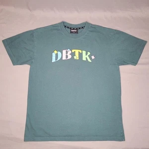 DBTK Dont Blame The Kids Shirt Mens Large Green Always in Progress Graphic Tee - Picture 1 of 13