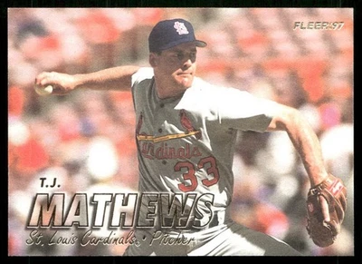 1997 Fleer - T.J. Mathews #448 - Image 1 of 2