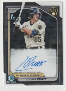 Autógrafos Bowman Chrome Prospect 2024 #CPACPR Cooper Pratt 1st Bowman - Imagen 1 de 2