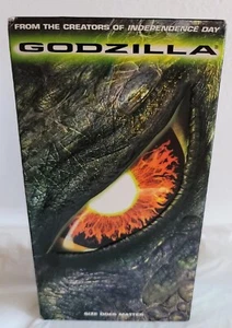 Godzilla (VHS, 1998), Matthew Broderick Jean Reno PG13 strukturierte Abdeckung kostenloser Versand - Bild 1 von 5