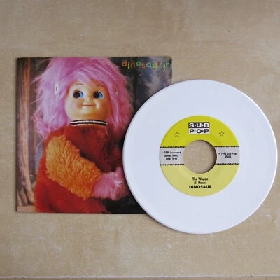 DINOSAUR Jr The Wagon / Better Than Gone US white vinyl 7" Sub Pop 1990 Foto 1 de 3