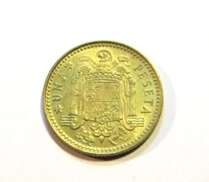 1966 Spain (75) I Peseta unc Coin - Picture 1 of 5