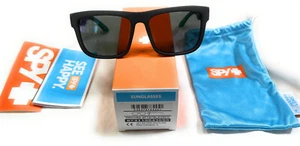 Spy Discord Sunglasses - Soft Matte Black Grn Fd - Happy Gry Grn Flsh, Pre-owned - Picture 1 of 3