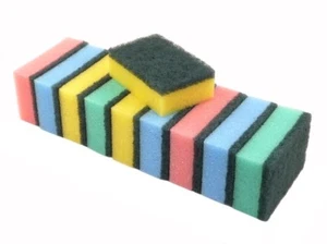 10er Pack SCHWAMM KLEIN Küchenschwamm Putzschwamm Schwämme DEUTSCHE HERSTELLUNG! - Bild 1 von 2
