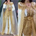 Sale Eid Moroccan Kaftan Farasha Georgette Full Sleeves Jilbab Dreses By Mzw