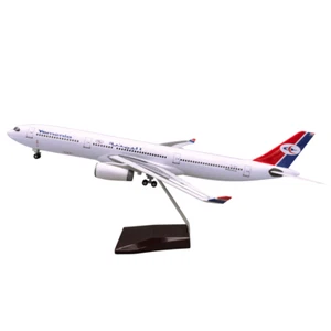 Extra Large Yemenia Airbus A330 Aircraft Model Plane Toy Gift - 1/135 Scale - Picture 1 of 5