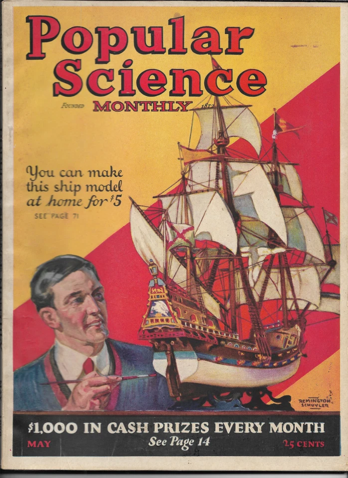 POPULAR SCIENCE--------MAY 1926 Foto 1 de 1