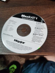 Maxtor 2006 Max Blast 4 Installation Software CD-ROM Multilingual Power Max 4.23 - Picture 1 of 2