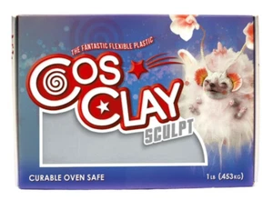 Cosclay Sculpt - Soft Gray - Flexibler Polymer Clay (1 Pfund) - Bild 1 von 4
