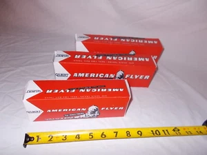 AMERICAN FLYER SCATOLE CAR CARGO SOLO 3 TAGLIE RIPRODUZIONE NO AUTO INCLUSE - Foto 1 di 6