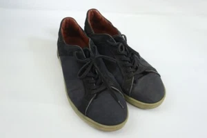 LORO PIANA Traveller Sneaker blau festes Wildleder Canvas runde Spitze Schnürung Gr. 44 - Bild 1 von 18