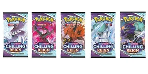 1X Chilling Rain Booster Pack Pokemon Sword Shield SWSH New Sealed English - Picture 1 of 4