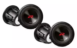 2 Alpine R2-W12D2 12" 1500w RMS R-Series Dual 2-Ohm Car Audio Subwoofers Subs - Picture 1 of 7