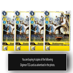 Shakkoumon - BT3-040 R - Rare Digimon TCG Card Playset Yellow - Bild 1 von 1