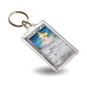 Pokemon Jirachi TCG Card Inspired Keyring / Key Chain Classic Style - Foto 1 di 2